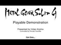 Metal Gear Solid 4 - jugable