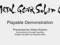 Metal Gear Solid 4 - Demo jugable