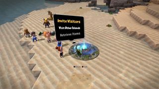 So it works the multiplayer of Dragon Quest Builders 2