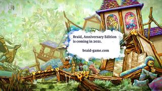 Braid Anniversary Edition sufre un pequeño retraso pero a cambio llega con 40 niveles nuevos